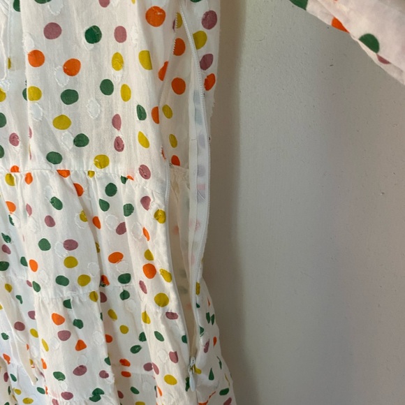 RIXO Eliza Pollen Spot Embroidery Dress Size 8 - Picture 7 of 12